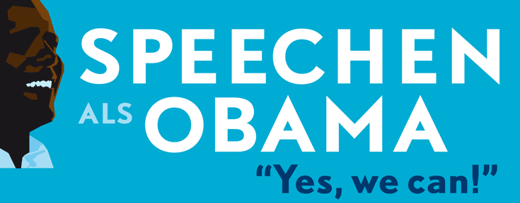 Speechen als Obama
